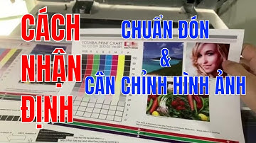 Cách in bản test để nhận định lỗi của từng màu Máy photocopy E3055C E5055C| Anh kỹ thuật