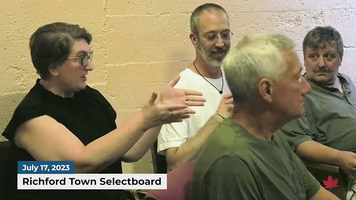 Richford Town Selectboard Meeting | 07/17/2023