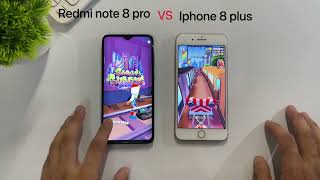 Redmi note 8 pro vs Iphone 8 plus/Speed Test