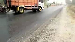 Truk cabe gagal oleng😂