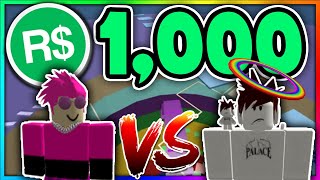 Racing Pinkleaf for 1,000 ROBUX (Roblox Tower of Hell Funny)
