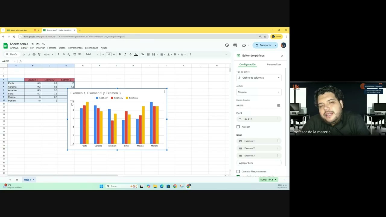Compartir y colaborar con Google Sheets