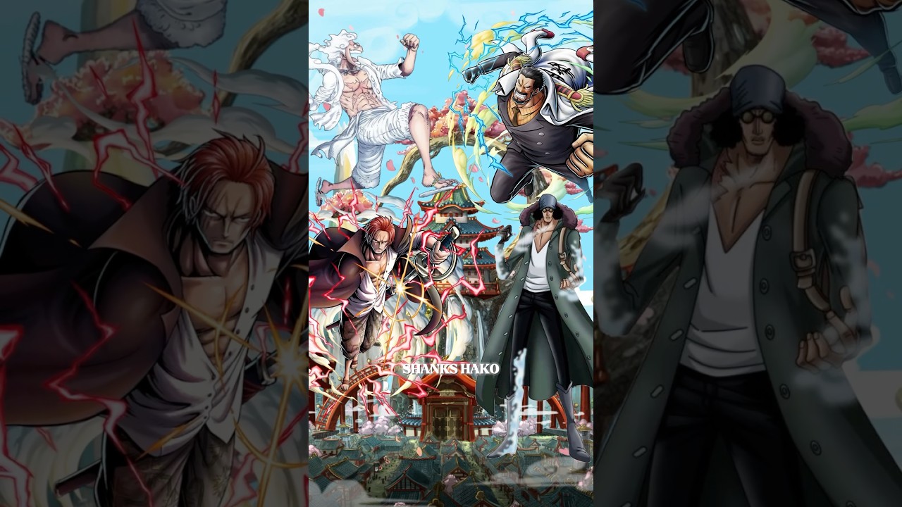 Who is strongest? Luffy & Shanks vs Garp & Kuzan || #onepiece #whoisstrogest #luffy #onepieceedit