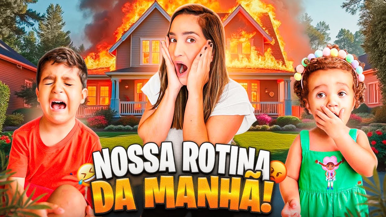 NOSSA ROTINA DA MANHÃ! *Deu ruim*