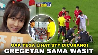 “Mencak-Mencak di Tribun Usai di PRANK Wasit” Reaksi Istri STY Melihat Indonesia Dicurangi Wasit