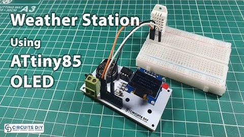 Mini Weather Station using ATtiny85 and DHT22