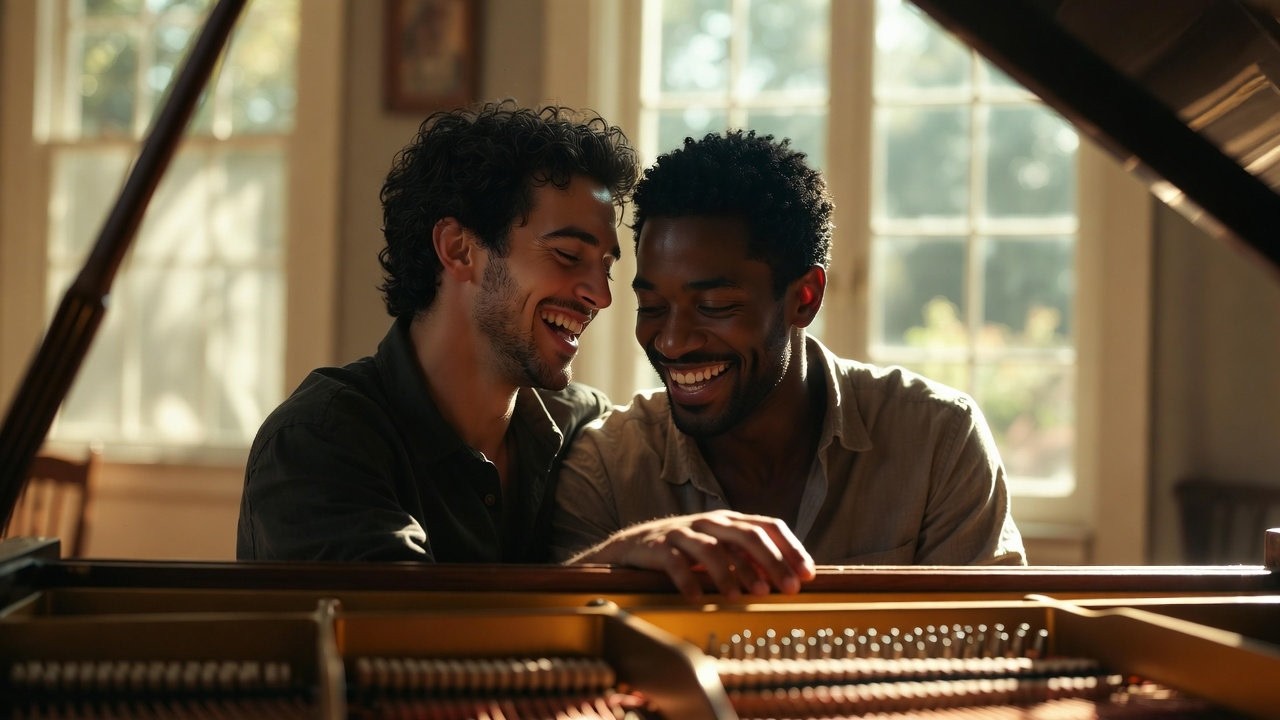 Gay Piano Teacher Shelters Father and Son in Raging Hurricane Dawn Exposes the Guest's Hidden Agenda