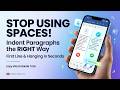 How to Indent Paragraphs in Word Mobile (First Line & Hanging) – Easy Tutorial!