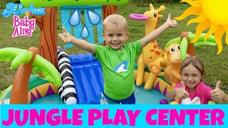 vurdere skolde Betydelig 🌈INTEX Jungle Play Center Unboxing!🌴 Skye & Caden Having Fun In The Pool  With Waterbabies Dolls!💦 - YouTube