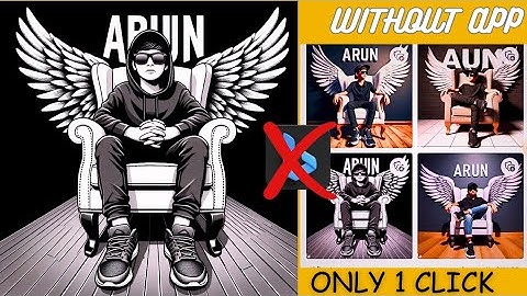 Trending Wings Name Video Editing | Bing Image Creator (How To Create 3D Ai Wings Name Image)