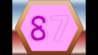 Learn to Write 87/Learning numbers with nursery rhymes/How to Write 87