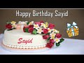Happy Birthday Sayid Image Wishes 