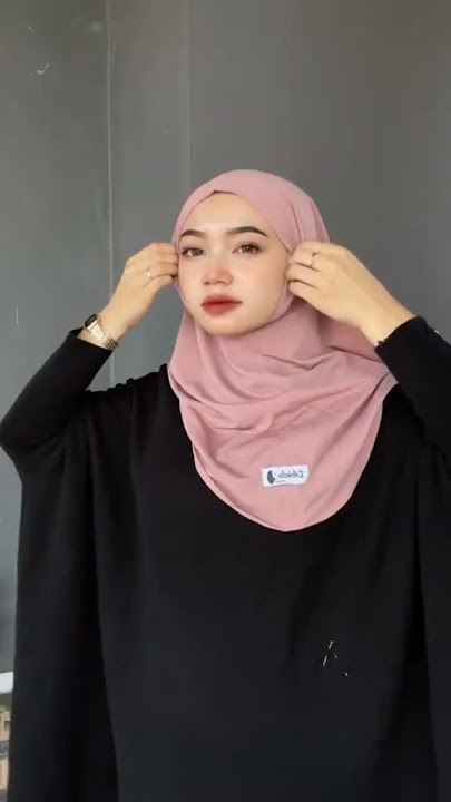 🧕 Dhinda Hijab -  Bergo Non Pet Antem Size #ytshorts #shortsvideo