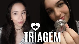 ASMR ENFERMEIRA GENTIL E PACIENTE AGITADA  