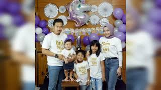 Kaos Seragam Ultah/Ulang Tahun Ayah Ibu Anak Simple Elegant