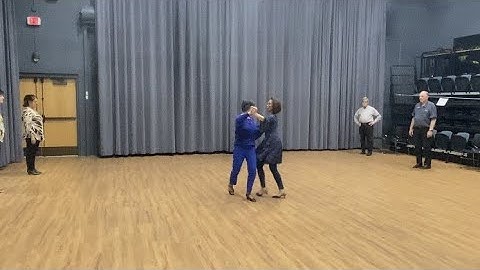 Foxtrot Intermediate Lesson: Grapevine 2 - lead/follow. Ballroom & Latin Dance Club, Bloomington, MN