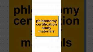 Ultimate Phlebotomy Certification Study Guide (Everything You NEED to Know) #phlebotomist #nhacpt