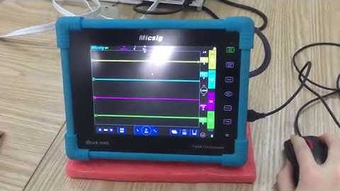 Micsig tabket oscilloscope TO1000 series Mouse Operation