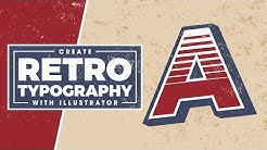 Retro Typography Tutorial with Adobe Illustrator - Durasi: 12.40. Retro Typography Tutorial with Adobe Illustrator - Durasi: 12.40.