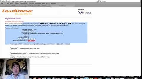 Vmobile LOADXTREME Registration