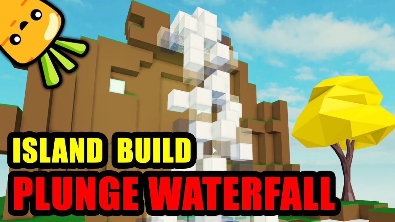 Roblox Island Building Ideas How To Build A Plunge Waterfall Youtube - building ideas for roblox