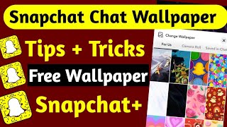 How to Change Snapchat Chat wallpaper free | Change Snapchat Wallpaper 2023 | Snapchat Wallpaper