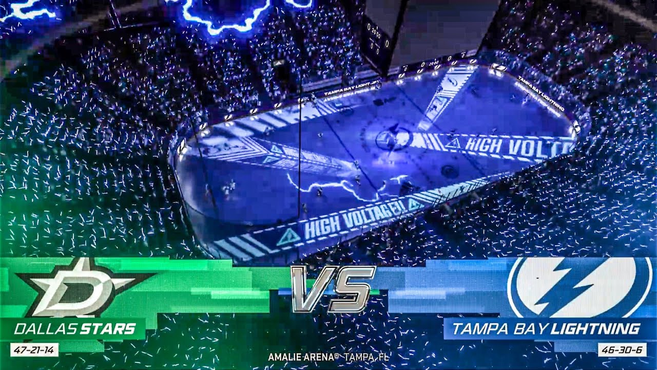 Tampa Bay Lightning vs Dallas Stars 12/4/2023 NHL 24 Gameplay YouTube