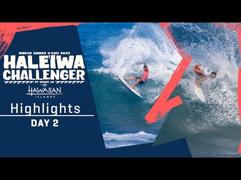 Highlights Day 2 | Critical Qualification Movements Plus CT Stars Show And Blow Up At Haleiwa