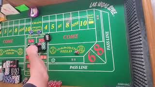 Craps! Horn progression. $500+$100 Bankroll! 12 13 Dice Set!