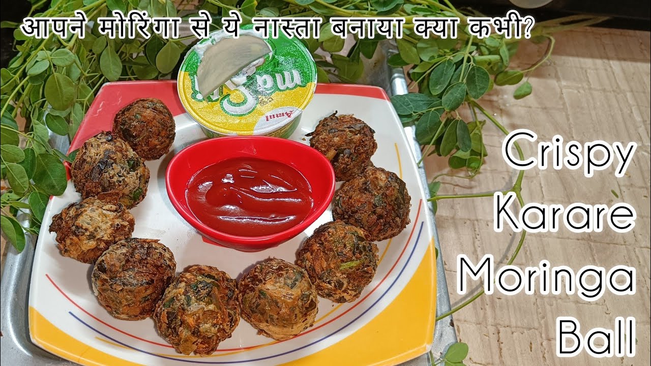 Crispy karare moringa ball ! Livecooking 