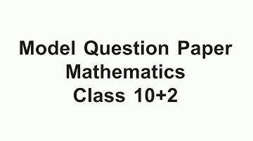 New pattern HP Board question paper 10 + 2 subject mathematics