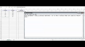 Excel GROWTH Function - How to use GROWTH Function