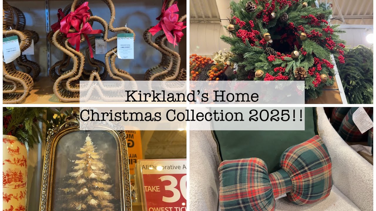 New Kirkland’s Home Christmas Decor 2025!! - YouTube