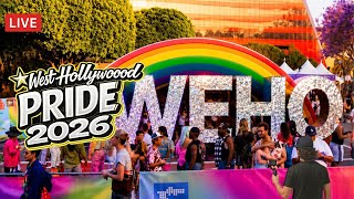 LIVE Los Angeles WeHo Pride Parade 2026 🌈 West Hollywood Pride | LA Live Cam