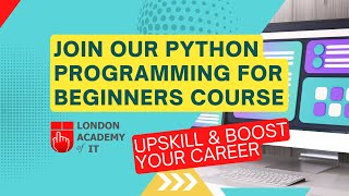 Python & Data Analysis for Beginners | Upskill & Boost Your Career | London Academy of IT