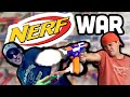 Nerf war  building the biggest nerf wall