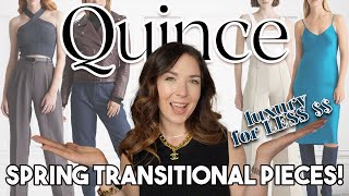 Quince Spring Try On Haul: LUXURY Wardrobe Staples (For Less $$!)