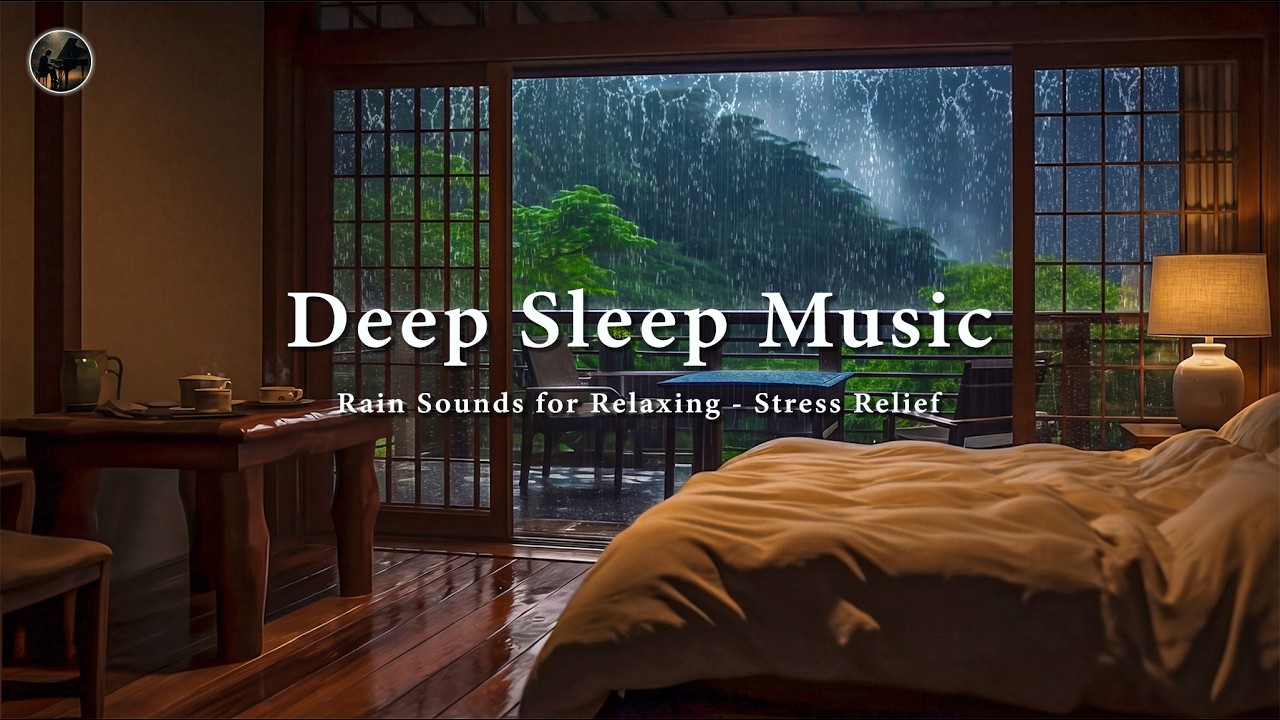 Relaxing Sleep Music for Insomnia & Stress Relief 🎶 Peaceful Piano & Rain Sounds for Deep Sleep