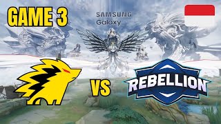 ONIC ID vs REBELLION ZION GAME 3 - MPL INDONESIA S13🇮🇩