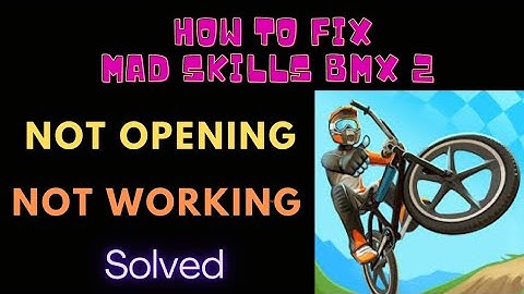 #bmx2 #fix #fing24 HOW TO FIX NOT OPENING AND NOT WORKING PROBLEM IN MAD SKILLS BMX2 | FING 24 😌