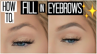 How to Fill in Your Eyebrows for Beginners | How to Shape your Eyebrows with Makeup