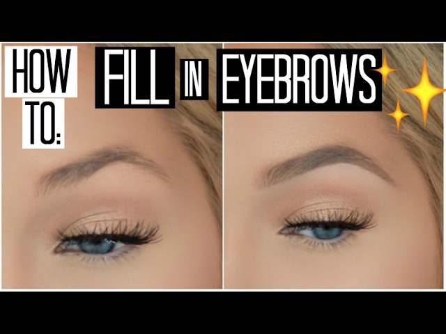 How to Fill in Your Eyebrows for Beginners