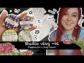 Prepping for a shop launch- Studio vlog 1