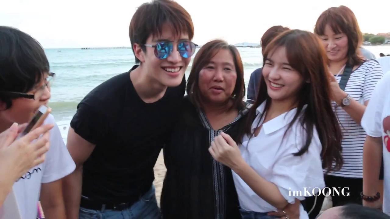 AoMike w/ FC on the beach @ Yak Lak Yim 2016.09.03