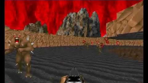 Doom 2 Level 26 Abandoned Mines (using ZDOOM) trial B