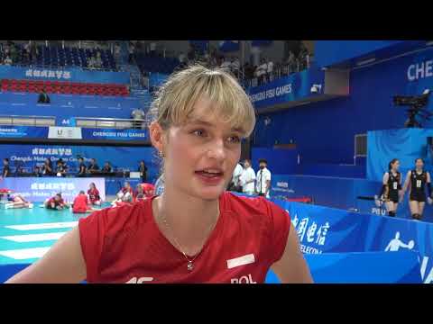 Chengdu 2023. Julita Piasecka  po półfinale siatkarek