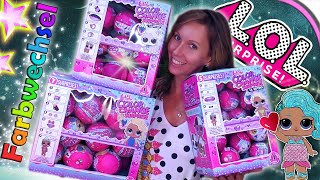 CHALLENGE  LOL Surprise Color Change Serie  Dolls, Pets und Lil Sisters  Unboxing deutsch