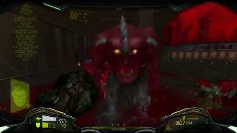 DOOM II w/ Project Brutality/Maps of Chaos Overkill - Map 18 The Courtyard