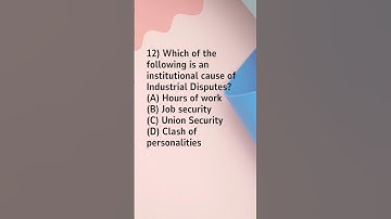 Industrial dispute | labour welfare and HRM | CODE 55 | PYQ | PSU | PRACTICE MCQ