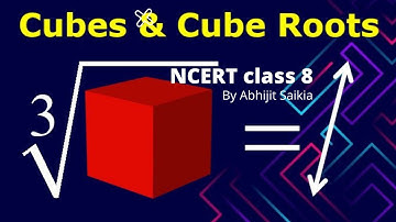 CLAS 8 //NCERT//CUBE & CUBE ROOTS //CHAPTER 7 //EX.7.1 & EX.7.2 BY ABHIJIT SAIKIA